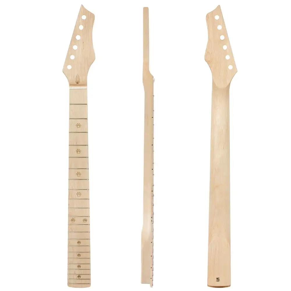 Kmise Electric Guitar Neck Maple Cute Inlay Dots 22 Frets for Guitar Parts Replacement
Kmise Electric Guitar Neck Maple Cute Inlay Dots 22 Frets for Guitar Parts Replacement