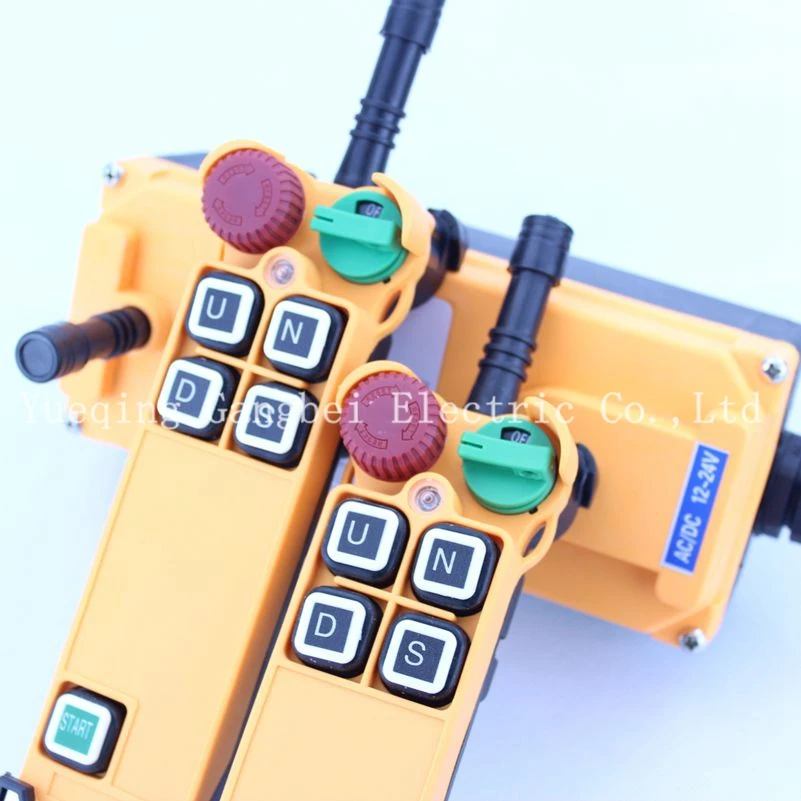 HS-4S (include 2 transmitter and 1 receiver) crane remote control Your order note need voltage:380VAC 220VAC 36VAC 24VDC
HS-4S (include 2 transmitter and 1 receiver) crane remote control Your order note need voltage:380VAC 220VAC 36VAC 24VDC