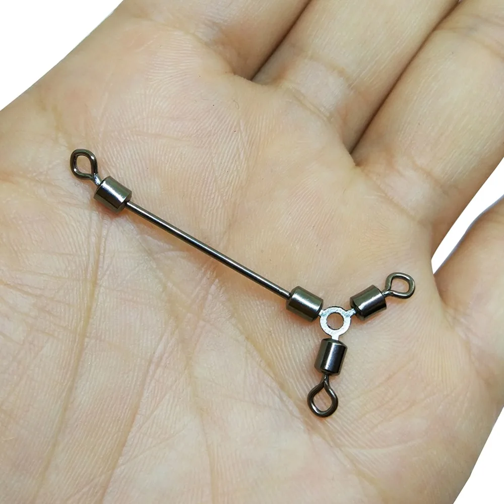 100/500/1000 PCS 3 way Swivels Stainless Steel Fishing Triple Swivel Carp Fly Fishing Hook Connector Freshwater Fishing Tackle
100/500/1000 PCS 3 way Swivels Stainless Steel Fishing Triple Swivel Carp Fly Fishing Hook Connector Freshwater Fishing Tackle
