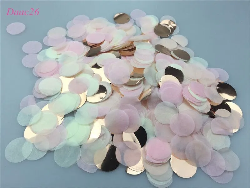 1inch(2.5cm) 50g/bag Mixed Rose Gold Circle Paper Confetti For Birthday Party Table Scattering Balloon Filling Supplies
1inch(2.5cm) 50g/bag Mixed Rose Gold Circle Paper Confetti For Birthday Party Table Scattering Balloon Filling Supplies