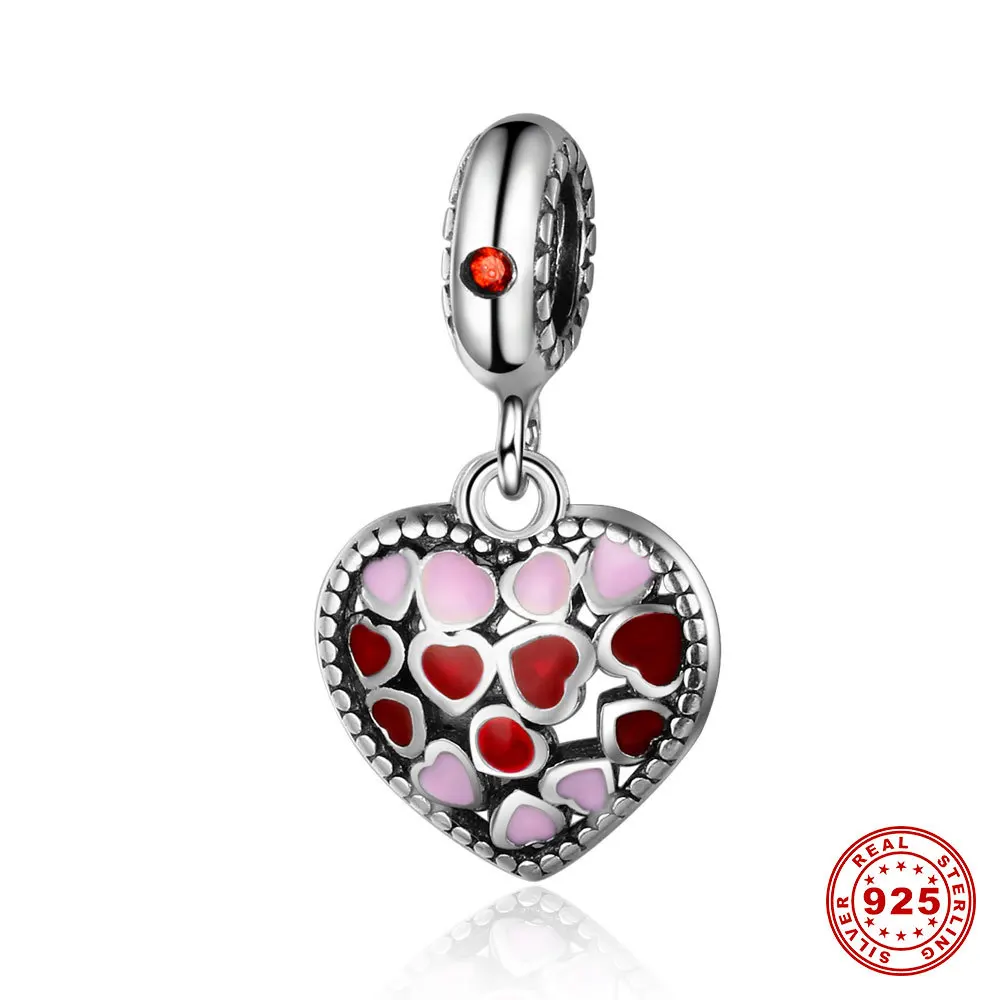 Authentic 925 Sterling Silver Charm Full Love Heart Glaze Pendant Beads For Original Pandora Charm Bracelets & Bangles Jewelry
Authentic 925 Sterling Silver Charm Full Love Heart Glaze Pendant Beads For Original Pandora Charm Bracelets & Bangles Jewelry