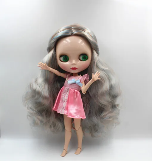 Blygirl Blyth doll Nude Dolls 3 Colors Mixed Curls Joint Body Doll 19 Joint DIY Dolls can change makeup
Blygirl Blyth doll Nude Dolls 3 Colors Mixed Curls Joint Body Doll 19 Joint DIY Dolls can change makeup