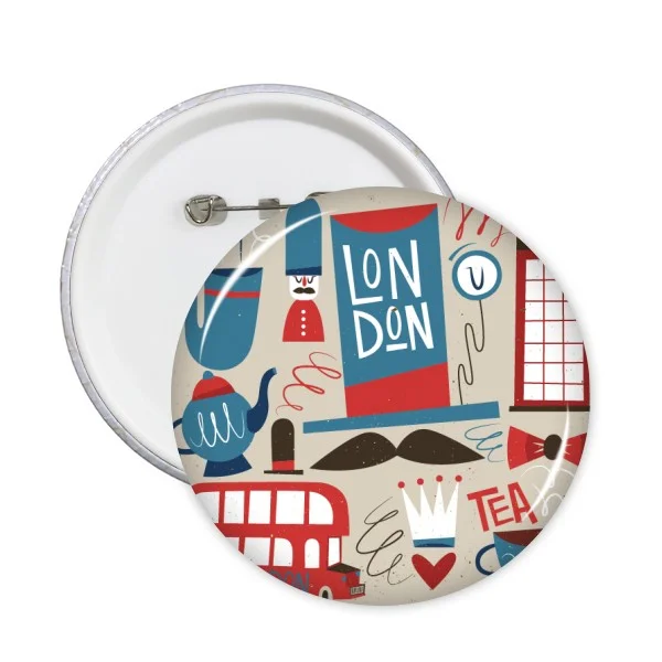 5pcs Tower Bus UK England Landmark Flag Mark Illustration Pattern Round Pin Badge Button
5pcs Tower Bus UK England Landmark Flag Mark Illustration Pattern Round Pin Badge Button