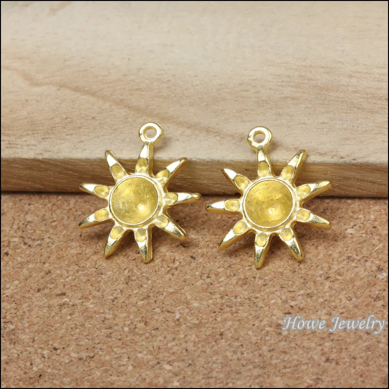 Wholesale 30 pcs Enamel Alloy Gold-color Jewelry Sun Pendants charms for bracelet necklace DIY jewelry making
Wholesale 30 pcs Enamel Alloy Gold-color Jewelry Sun Pendants charms for bracelet necklace DIY jewelry making