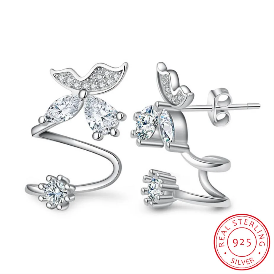 925 Sterling Silver Butterfly Shiny Cz Zirconia Stud Earrings For Women Pendientes Oorbellen Boucle D'oreille Gift S-e333
925 Sterling Silver Butterfly Shiny Cz Zirconia Stud Earrings For Women Pendientes Oorbellen Boucle D'oreille Gift S-e333
