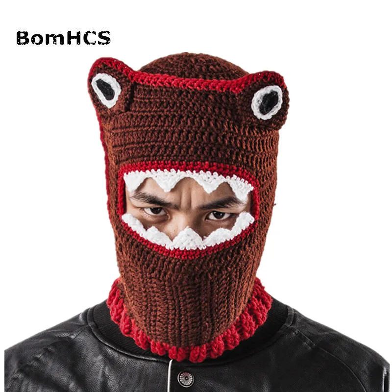 BomHCS Funny Animal Beanie Ski Mask Handmade Knitted Hat Men's Winter Warm Cap Gift
BomHCS Funny Animal Beanie Ski Mask Handmade Knitted Hat Men's Winter Warm Cap Gift