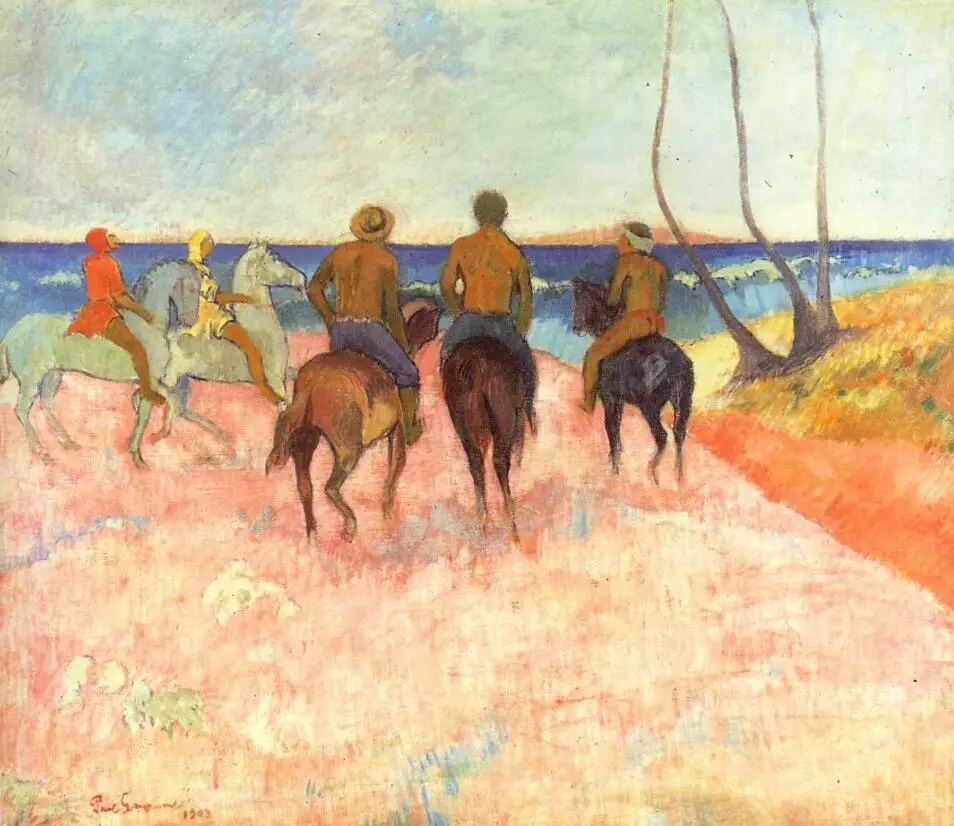 High quality Oil painting Canvas Reproductions Riders on the beach (1902) by Paul Gauguin hand painted
High quality Oil painting Canvas Reproductions Riders on the beach (1902) by Paul Gauguin hand painted