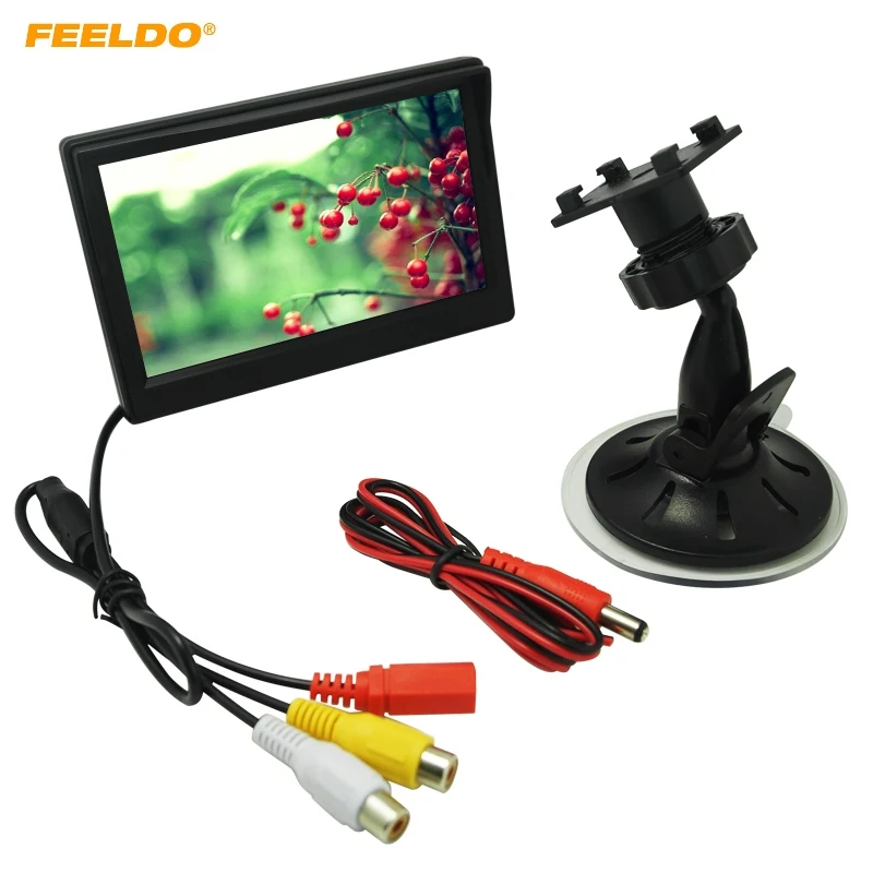 FEELDO 5inch Digital Display Windshield 5"LCD Car Monitor For Reversing Backup Camera DVD VCR #FD4574
FEELDO 5inch Digital Display Windshield 5"LCD Car Monitor For Reversing Backup Camera DVD VCR #FD4574