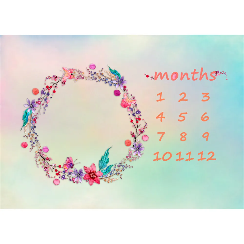 Pastel Blue Pink Watercolor Photography Backdrop Printed Butterfly Floral Wreath Baby Newborn Birthday Calendar Photo Background
Pastel Blue Pink Watercolor Photography Backdrop Printed Butterfly Floral Wreath Baby Newborn Birthday Calendar Photo Background