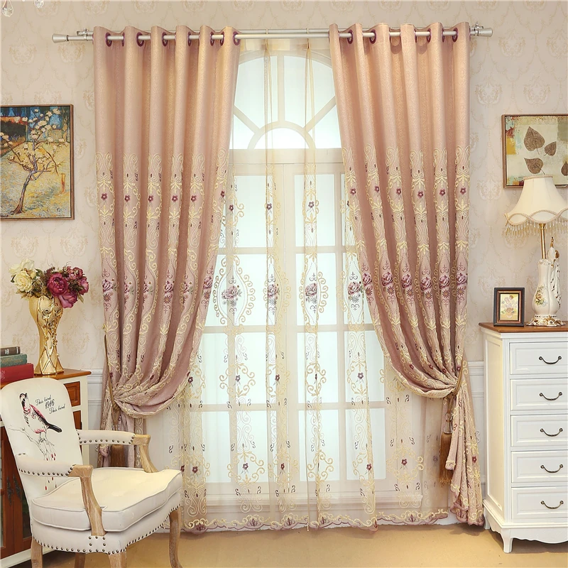 Modern luxury embroidered blackout window curtains for living room high quality elegant curtains for bedroom High Shading70%-90%
Modern luxury embroidered blackout window curtains for living room high quality elegant curtains for bedroom High Shading70%-90%