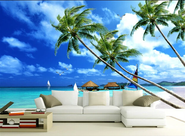 Custom wall mural landscape, the beach mural for the living room bedroom TV background wall waterproof vinyl papel de parede
Custom wall mural landscape, the beach mural for the living room bedroom TV background wall waterproof vinyl papel de parede