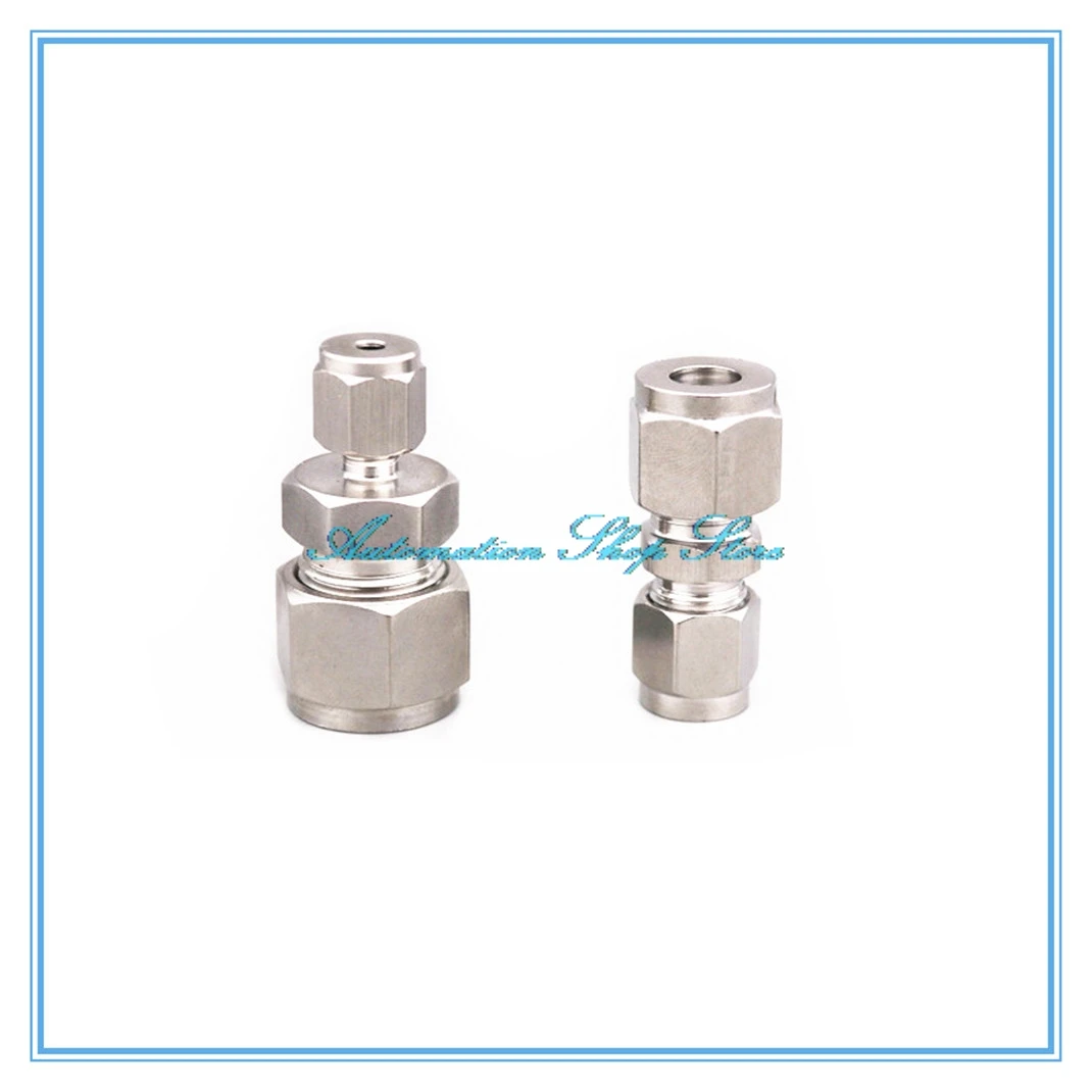 Variable diameter 3~12mm Pipe OD Double Ferrule Tube Straight Compression Fitting Coupler SS Pipe Connector Stainless Steel 304
Variable diameter 3~12mm Pipe OD Double Ferrule Tube Straight Compression Fitting Coupler SS Pipe Connector Stainless Steel 304