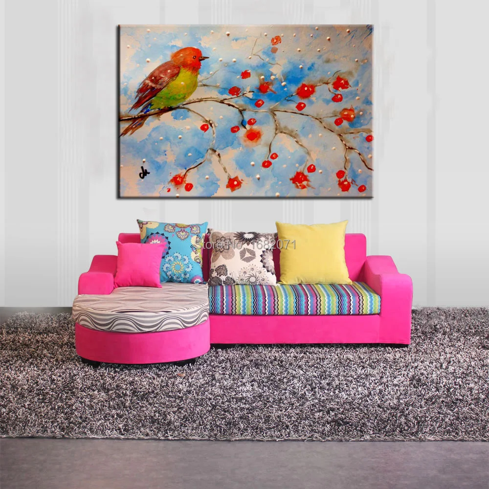 Skills Artist Hand-painted High Quality Beautiful Colors Funny Magpie Bird With Tree Oil Painting Abstract Bird Oil Painting
Skills Artist Hand-painted High Quality Beautiful Colors Funny Magpie Bird With Tree Oil Painting Abstract Bird Oil Painting