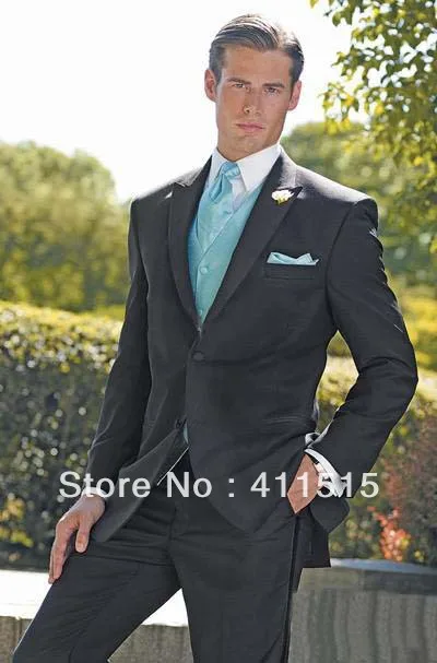 custom made cheap Black dress/Peak Lapel Groom wear Tuxedos Groomsmen Men's Wedding Suits Best man Suits/free shipping
custom made cheap Black dress/Peak Lapel Groom wear Tuxedos Groomsmen Men's Wedding Suits Best man Suits/free shipping