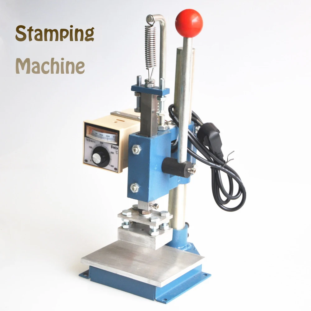 1Set Manual hot foil stamping machine foil stamper leather printer marking press embossing machine 8x10cm
1Set Manual hot foil stamping machine foil stamper leather printer marking press embossing machine 8x10cm