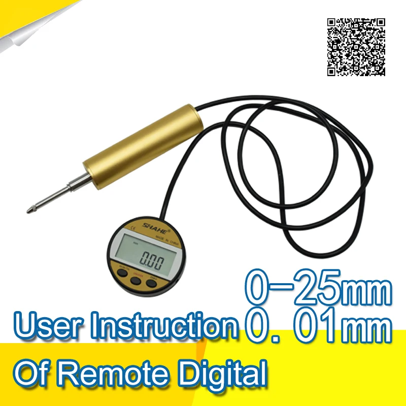 User Instruction of Remote Digital Indicator 0-25mm 0.01mm dail indicator 5307F 0.01mm 0-12.7mm
User Instruction of Remote Digital Indicator 0-25mm 0.01mm dail indicator 5307F 0.01mm 0-12.7mm