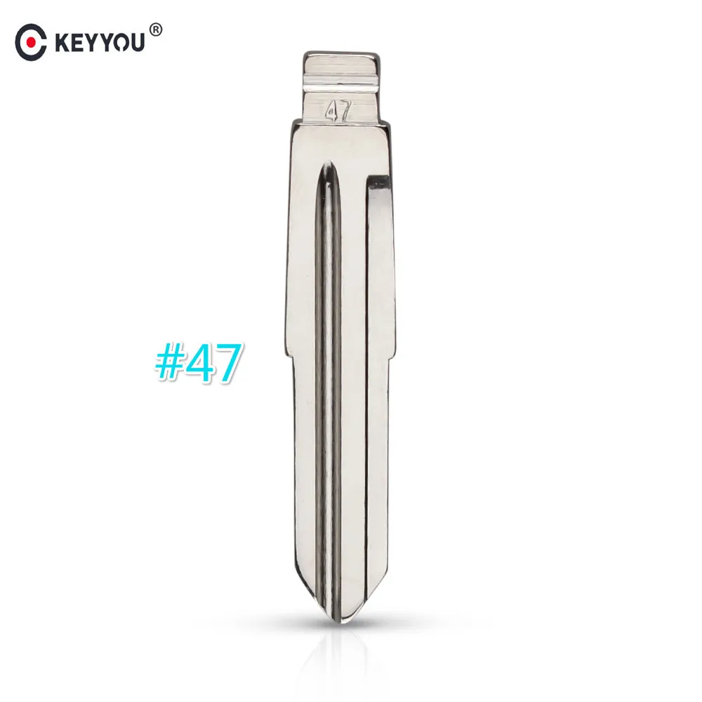 KEYYOU 10pcs KD #47 KD Remote Uncut Blank Metal Blade Type #47 for Changan CX20 Remote Car Key Blade Replacement
KEYYOU 10pcs KD #47 KD Remote Uncut Blank Metal Blade Type #47 for Changan CX20 Remote Car Key Blade Replacement