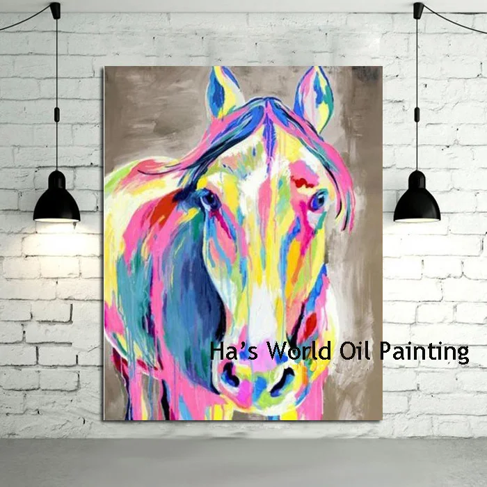 Hand Painted Cheap Wall Canvas painting Horse Oil Paintings Poster Decoration Wall Art Living Room Decor Pictures no Framed
Hand Painted Cheap Wall Canvas painting Horse Oil Paintings Poster Decoration Wall Art Living Room Decor Pictures no Framed