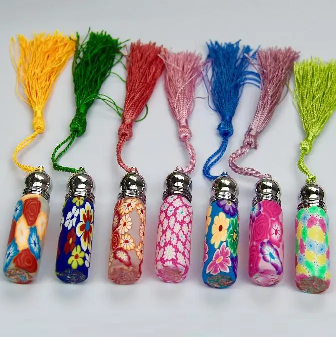 100pcs/lot Free Shipping Hight quality 6ML Copper head bead polymer clay perfume bottles Empty Roller ball bottle Car Pendant
100pcs/lot Free Shipping Hight quality 6ML Copper head bead polymer clay perfume bottles Empty Roller ball bottle Car Pendant