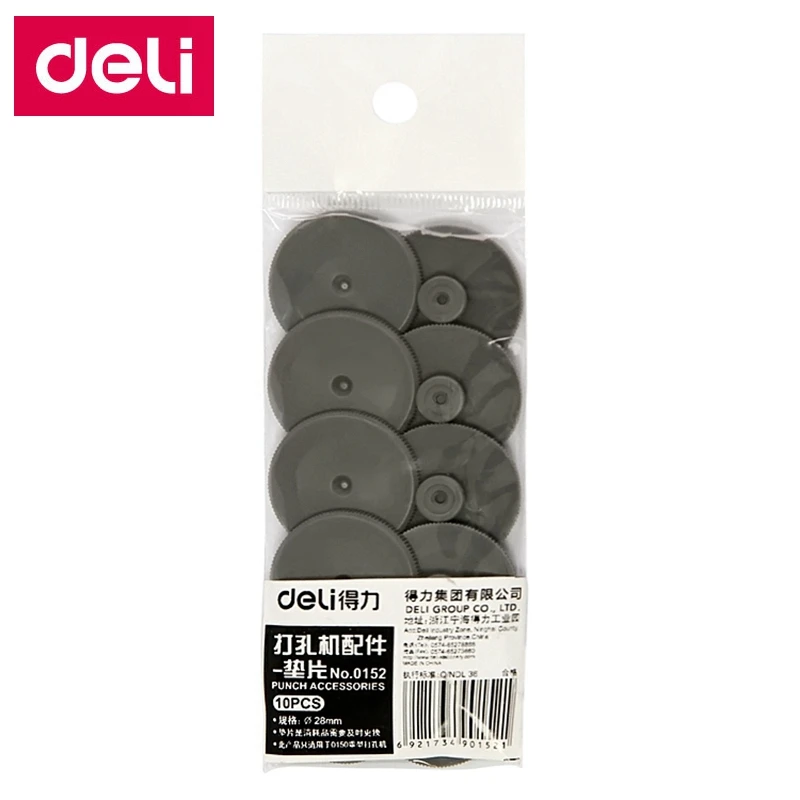 10PCS/Bag Deli 0152 Heavy-Duty Punch Gaskets Accessories for Deli 0150/0130 Punches - Durable Gasket for Office & Industrial Use
10PCS/Bag Deli 0152 Heavy-Duty Punch Gaskets Accessories for Deli 0150/0130 Punches - Durable Gasket for Office & Industrial Use