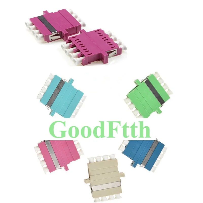 Оптоволоконный адаптер-соединитель LC-LC Quad с верхней Windows GoodFtth 100 шт./партия
Оптоволоконный адаптер-соединитель LC-LC Quad с верхней Windows GoodFtth 100 шт./партия