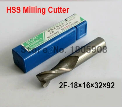 Free delivery 2 slot 2PCS M18.0 high speed steel straight shank vertical milling cutter milling cutter of end milling cutter
Free delivery 2 slot 2PCS M18.0 high speed steel straight shank vertical milling cutter milling cutter of end milling cutter