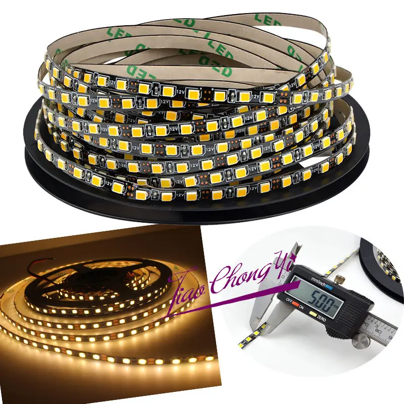 5 м 2835 SMD 600 светодиодный s Гибкая светодиодная лента теплого белого света 12 В черная печатная плата IP20 ширина 5 мм
5 м 2835 SMD 600 светодиодный s Гибкая светодиодная лента теплого белого света 12 В черная печатная плата IP20 ширина 5 мм