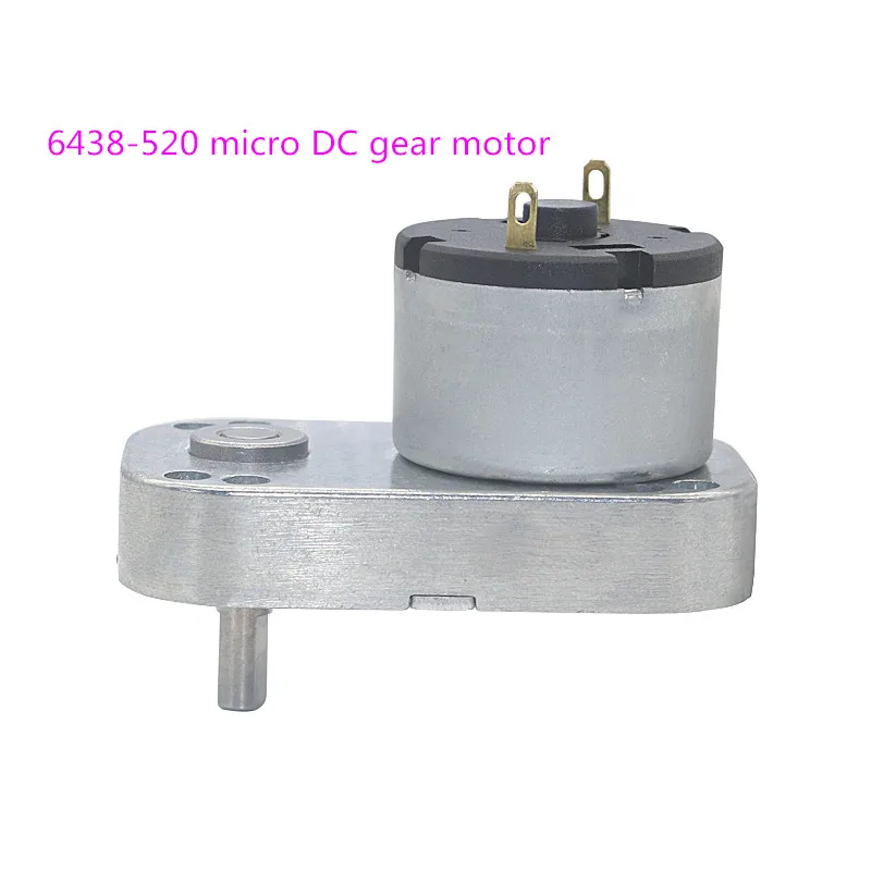 6438-520 12V 24V micro DC gear motor, Use for Parking lock / massage chair / smart furniture
6438-520 12V 24V micro DC gear motor, Use for Parking lock / massage chair / smart furniture