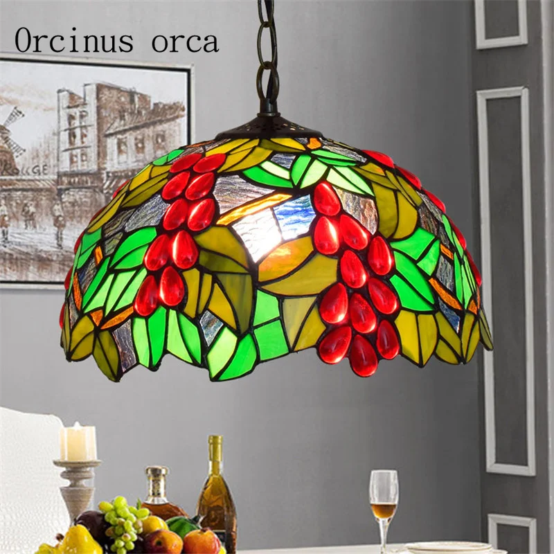 European style creative coloured glass chandelier restaurant bedroom balcony bar Mediterranean color carving glass pendant lamp
European style creative coloured glass chandelier restaurant bedroom balcony bar Mediterranean color carving glass pendant lamp
