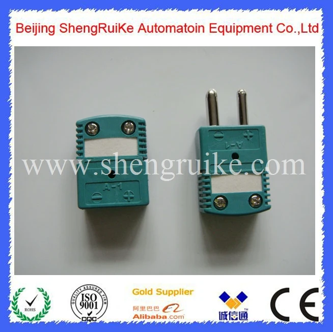 Male and female with Green Color Round Hollow Pin K type Standard Thermocouple Connector
Male and female with Green Color Round Hollow Pin K type Standard Thermocouple Connector