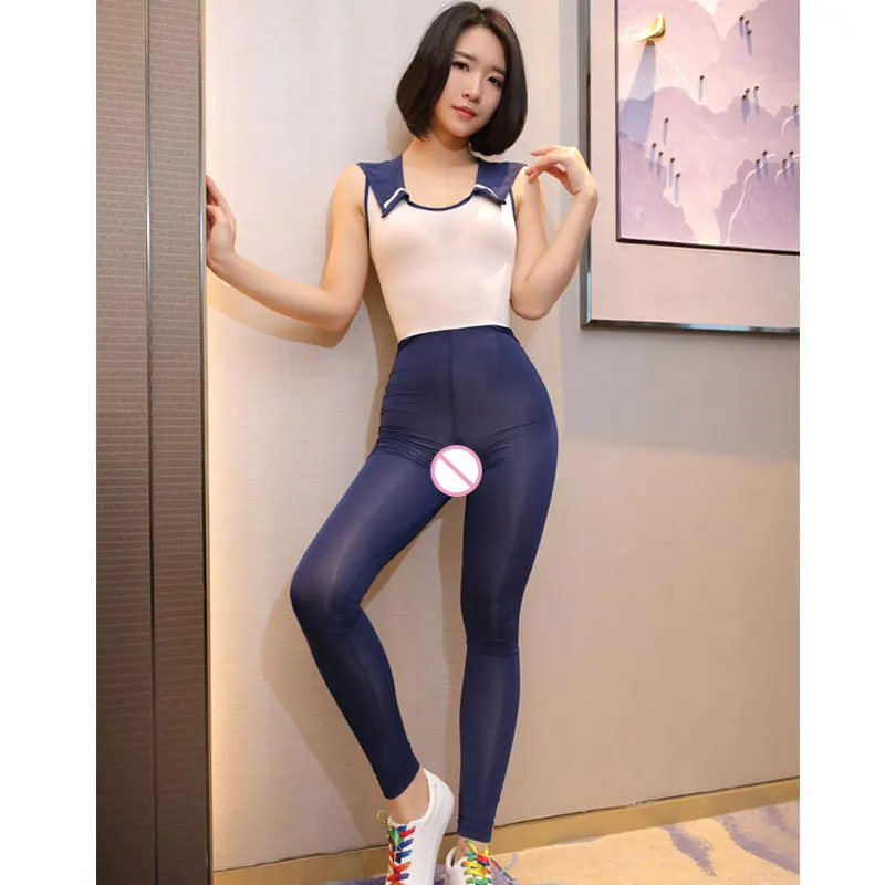 Sexy Cosplay Zipper Open Croth Bodysuit MIlk Ice Silk Transparent Shiny Uniform Girls Suit Sexy Tight Club Dance Wear F34
Sexy Cosplay Zipper Open Croth Bodysuit MIlk Ice Silk Transparent Shiny Uniform Girls Suit Sexy Tight Club Dance Wear F34