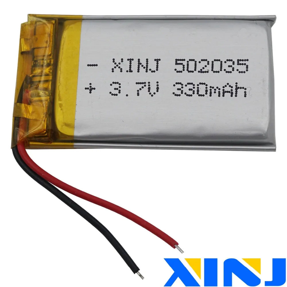 3.7V 330mAh 1.22Wh Polymer Li Lithium Battery 502035 Lipo For GPS Sat Nav Car Camera DVC DVR Driving Recorder Bluetooth Speaker
3.7V 330mAh 1.22Wh Polymer Li Lithium Battery 502035 Lipo For GPS Sat Nav Car Camera DVC DVR Driving Recorder Bluetooth Speaker