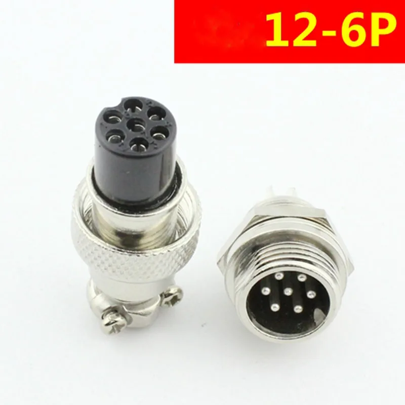 Air plug GX12-6 p six core aviation socket connector 6 core aviation a connection device
Air plug GX12-6 p six core aviation socket connector 6 core aviation a connection device