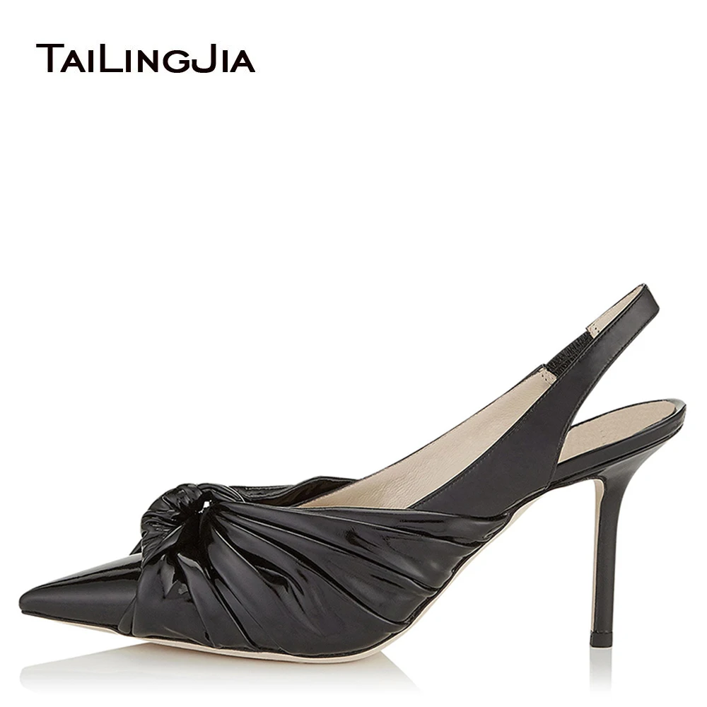 Black Patent Leather High Heel Closed Toe Pumps Women Knotted White Wedding Shoes Ladies Silver Heels Caramel Slingbacks 2022
Black Patent Leather High Heel Closed Toe Pumps Women Knotted White Wedding Shoes Ladies Silver Heels Caramel Slingbacks 2022