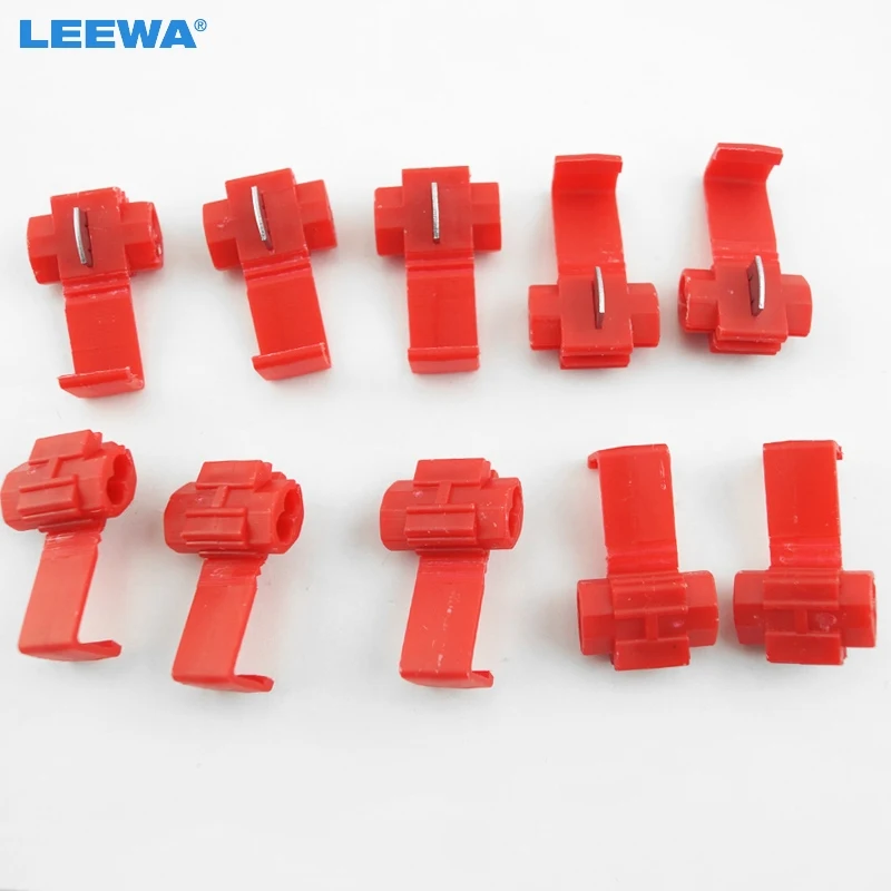 LEEWA 100pcs Red Scotch Lock Wire Connectors Quick Splice Terminals Crimp Electrical #CA2313
LEEWA 100pcs Red Scotch Lock Wire Connectors Quick Splice Terminals Crimp Electrical #CA2313