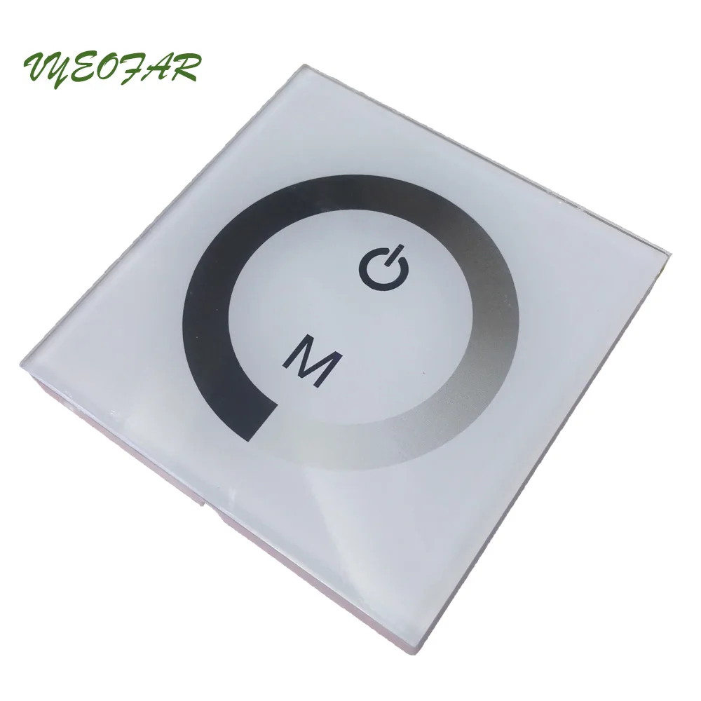 DC12V 24V Touch Panel Dimmer Controller 8A Output For 5050 3528 Single Color String Light Wall Mount 86mm EU Style Strip Dimmer
DC12V 24V Touch Panel Dimmer Controller 8A Output For 5050 3528 Single Color String Light Wall Mount 86mm EU Style Strip Dimmer