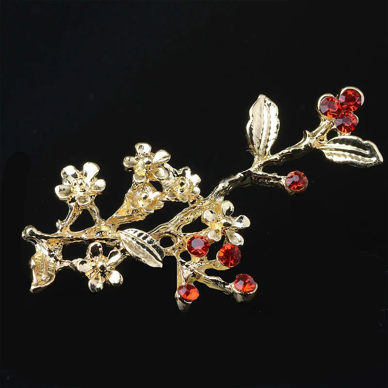 2019New 100Pcs Alloy and Red Rhinestones Plum Branch Buttons for DIY Bridal bouquet decoration or hair accessories HZ426
2019New 100Pcs Alloy and Red Rhinestones Plum Branch Buttons for DIY Bridal bouquet decoration or hair accessories HZ426