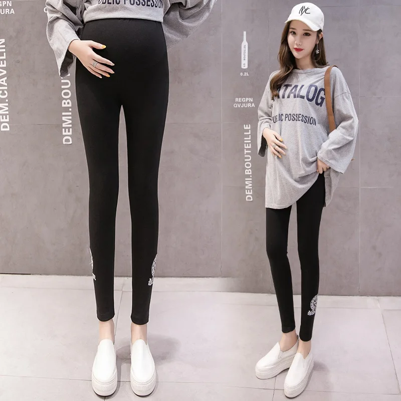 2019 pregnant woman skinny belly leggings spring and fall solid color maternity fashion hem stretched belly legging pants
2019 pregnant woman skinny belly leggings spring and fall solid color maternity fashion hem stretched belly legging pants