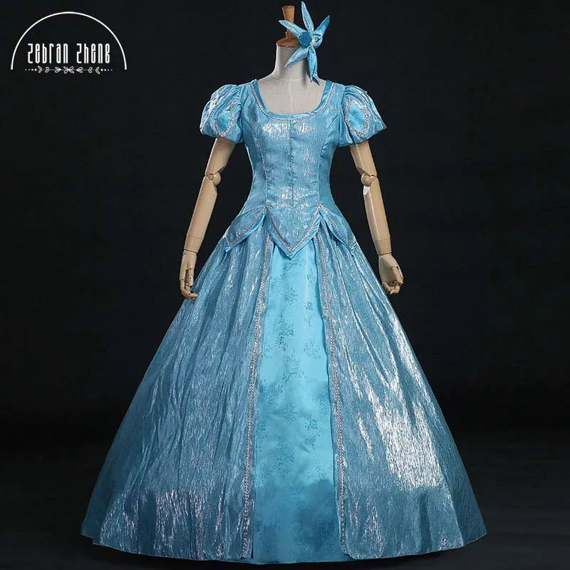 Top Quality New Arrival Ariel Princess Cosplay Costume Blue Dress For Halloween Costumes Custom-Made
Top Quality New Arrival Ariel Princess Cosplay Costume Blue Dress For Halloween Costumes Custom-Made