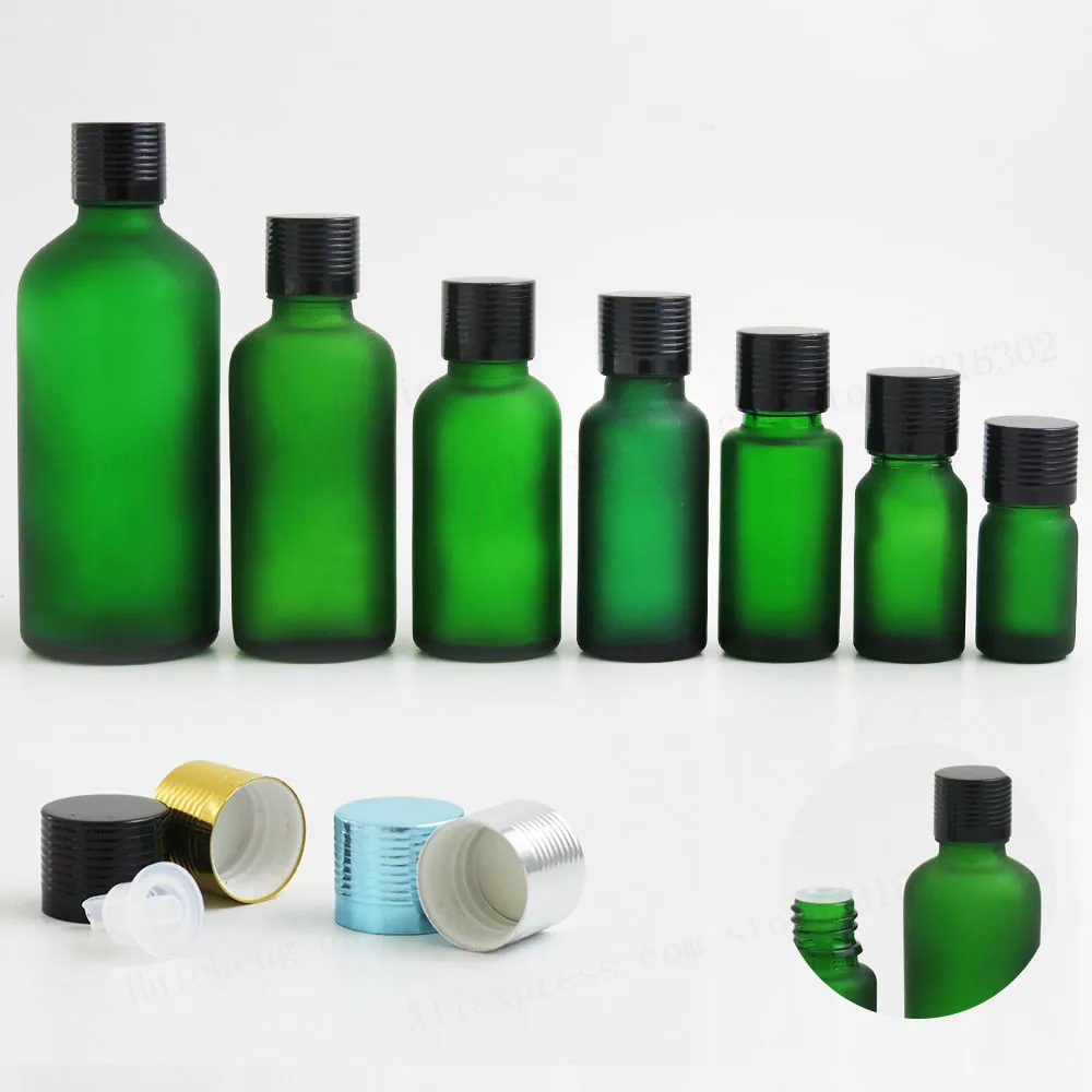 12 x Promotion Frost Green glass essential oil bottle with aluminum lids cosmetic packging 100ml 50ml 1oz 2/3oz 1/2oz 1/3oz 5ml
12 x Promotion Frost Green glass essential oil bottle with aluminum lids cosmetic packging 100ml 50ml 1oz 2/3oz 1/2oz 1/3oz 5ml