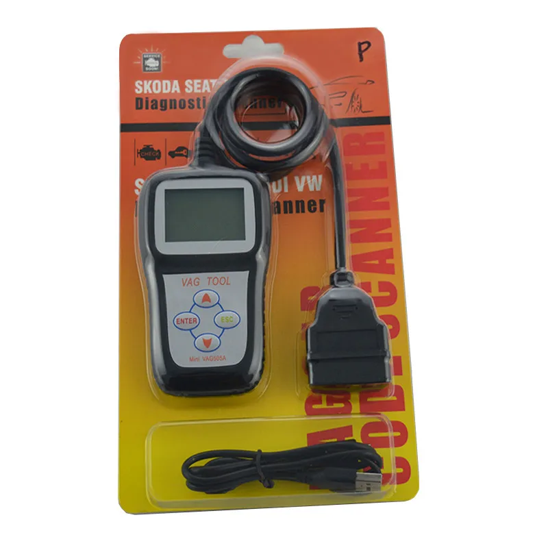 Vag Auto Code Reader Pro Black Double K-Line Engine Checking Detect Trouble Scanner Diagnostic Tool Mini Vag505a
Vag Auto Code Reader Pro Black Double K-Line Engine Checking Detect Trouble Scanner Diagnostic Tool Mini Vag505a