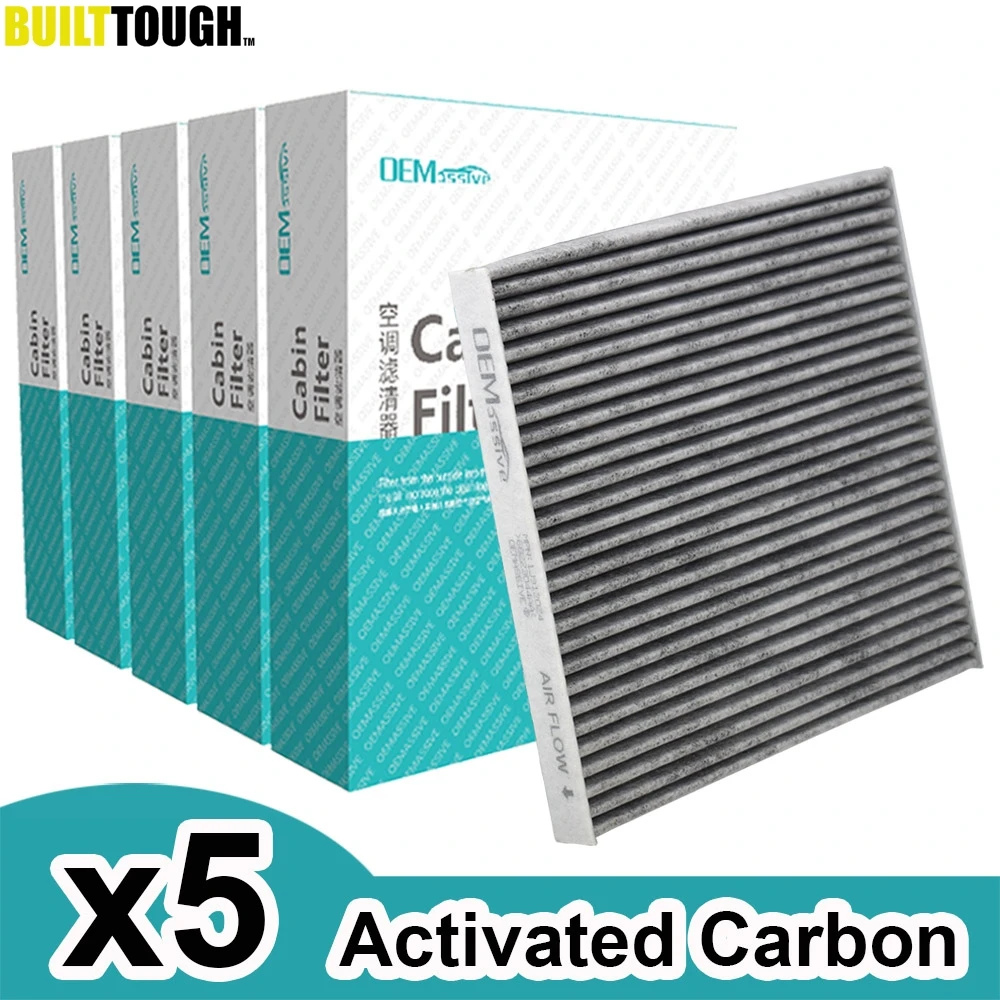 5x Car Pollen Cabin Air Conditioning Filter Activated Carbon For Jeep Cherokee KL 68223044AA 2013 2014 2015 2016 2017 2018 2019
5x Car Pollen Cabin Air Conditioning Filter Activated Carbon For Jeep Cherokee KL 68223044AA 2013 2014 2015 2016 2017 2018 2019