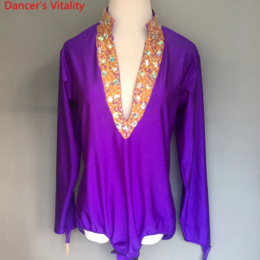Latin Dance Shirts Men Shirt Tango Ballroom Waltze Dance Performance Clothing For Boys Children Kids Tops With Stand Collar
Latin Dance Shirts Men Shirt Tango Ballroom Waltze Dance Performance Clothing For Boys Children Kids Tops With Stand Collar