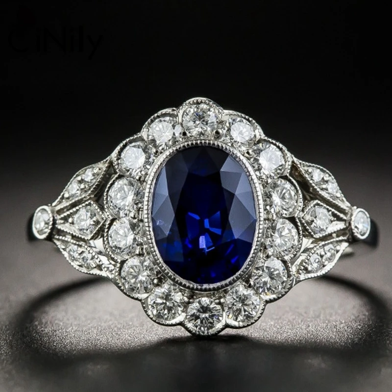 CiNily Created Blue Stone Zirconia Silver Plated Wholesale Hot Sale for Women Jewelry Birthday Party Gift Ring Size 6-9 NJ64
CiNily Created Blue Stone Zirconia Silver Plated Wholesale Hot Sale for Women Jewelry Birthday Party Gift Ring Size 6-9 NJ64