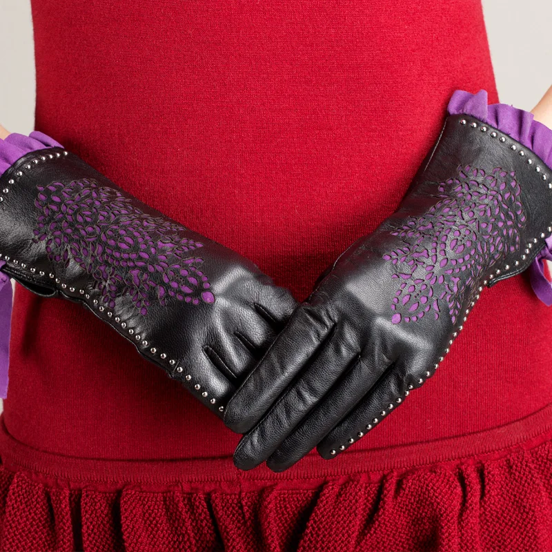 Free Shipping Fashion Women Gloves Leather Sheepskin Autumn Warm Gloves Lady Driving Gloves Driving
Free Shipping Fashion Women Gloves Leather Sheepskin Autumn Warm Gloves Lady Driving Gloves Driving
