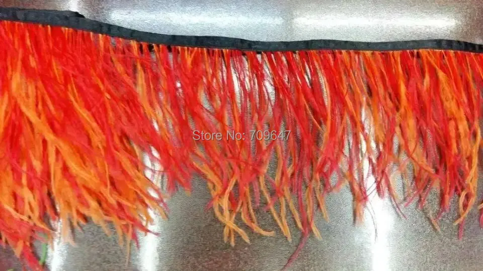 10Meters/lot!5-6inches height Red&Orange mixed Ostrich feather lace trim,ostrich fringe,1ply,Fashion Skirt&Clothes Decoration
10Meters/lot!5-6inches height Red&Orange mixed Ostrich feather lace trim,ostrich fringe,1ply,Fashion Skirt&Clothes Decoration