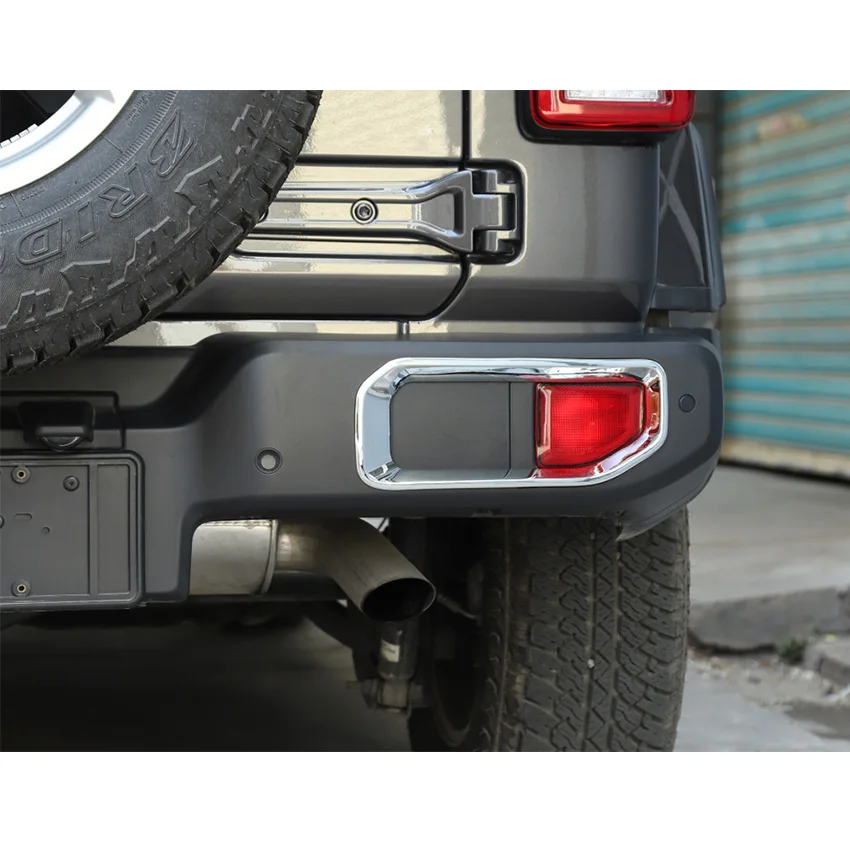 YAQUICKA Fit For Jeep Wrangler JL 2018 up Car Rear Bumper Fog Light Lamp Decor Frame Cover Trim ABS Car Bezel Styling
YAQUICKA Fit For Jeep Wrangler JL 2018 up Car Rear Bumper Fog Light Lamp Decor Frame Cover Trim ABS Car Bezel Styling