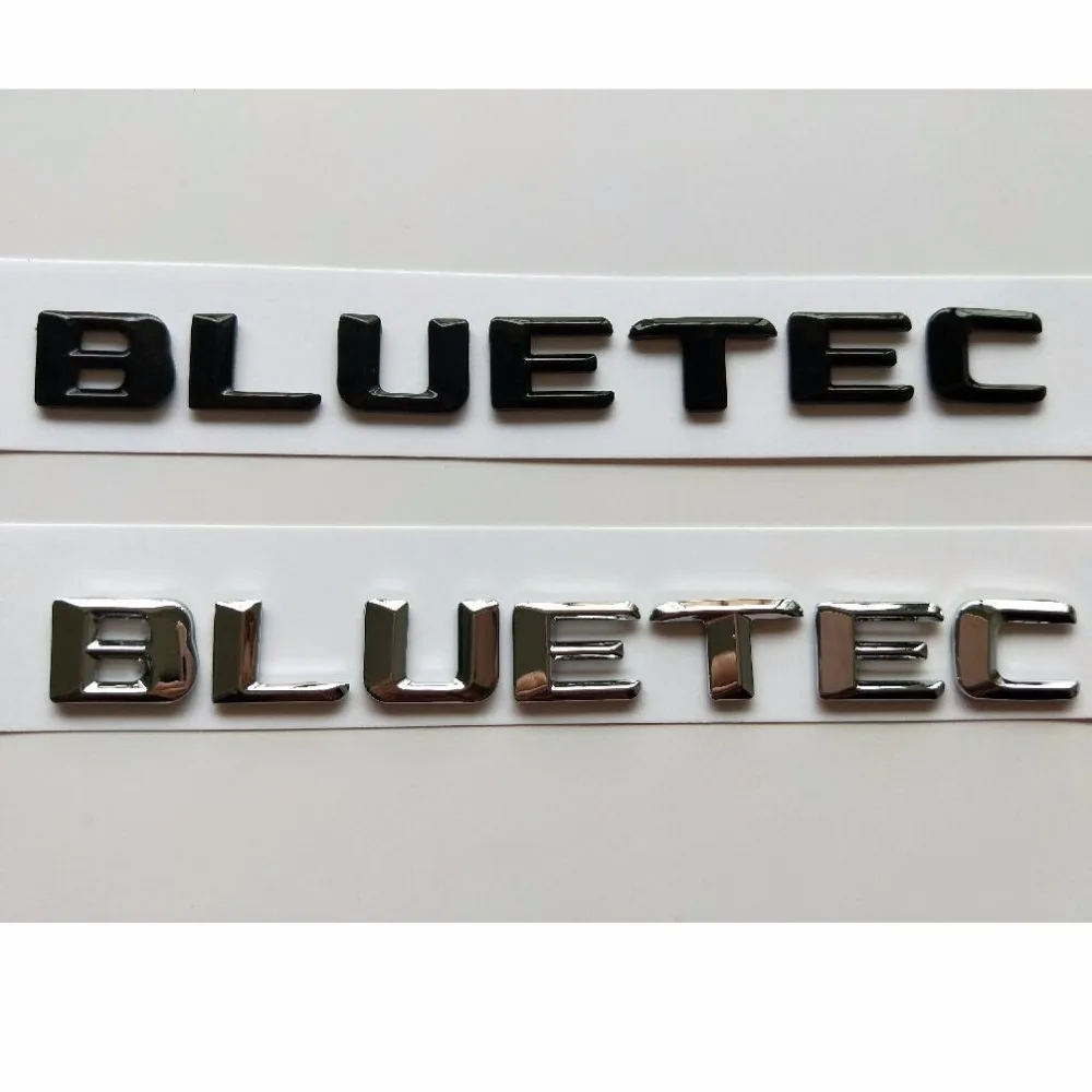 Chrome Matte Gloss Black Letters Word BLUETEC Fender Trunk Lid Lip Badges Emblems Sticker for Mercedes Benz AMG
Chrome Matte Gloss Black Letters Word BLUETEC Fender Trunk Lid Lip Badges Emblems Sticker for Mercedes Benz AMG