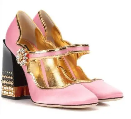Rome Style Crystal Chunky Heel Dress Shoes Women Fashion Buckle Pink Color Gladiator High Heel Pumps Thick Heel Party Shoes
Rome Style Crystal Chunky Heel Dress Shoes Women Fashion Buckle Pink Color Gladiator High Heel Pumps Thick Heel Party Shoes