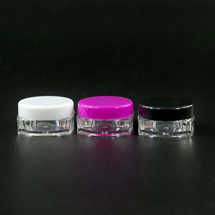 100pcs *3g Clear Outdoor Travel Portable Round Empty Plastic Cosmetic Container 3g Small Packing Cream Jars Pot Loose Powder Ca
100pcs *3g Clear Outdoor Travel Portable Round Empty Plastic Cosmetic Container 3g Small Packing Cream Jars Pot Loose Powder Ca